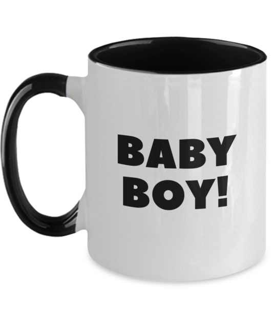 Baby Boy coffee mug, baby coffee mug, baby coffee cup, baby boy mug, baby boy coffee mug from mom