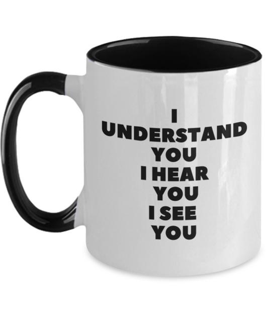 Thank u gifts for thoughtful friends, awareness mug,autism awareness mug, anxiety mug, epilepsy awareness coffee mug